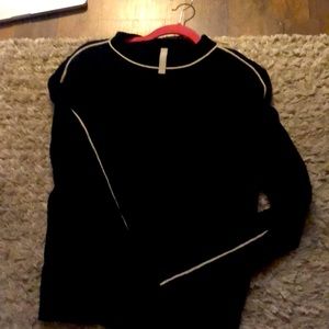 Black with some white sweater